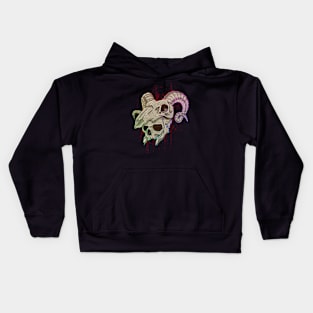 Skull Horn Kids Hoodie